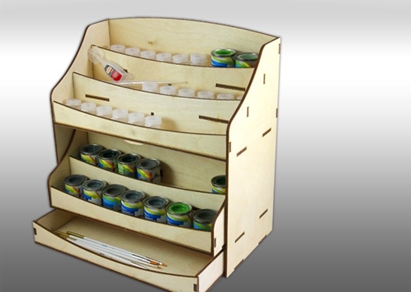 Органайзер под краску, средний. 265 мм. MWORG-002 - MWORK-002