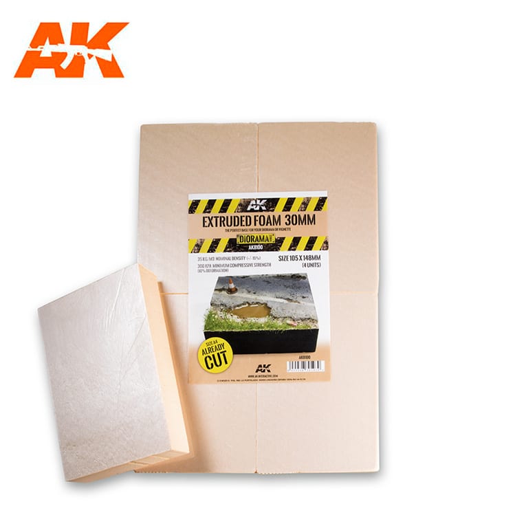 EXTRUDED FOAM 30 MM A4 SIZE ALREADY CUT - AK-8100