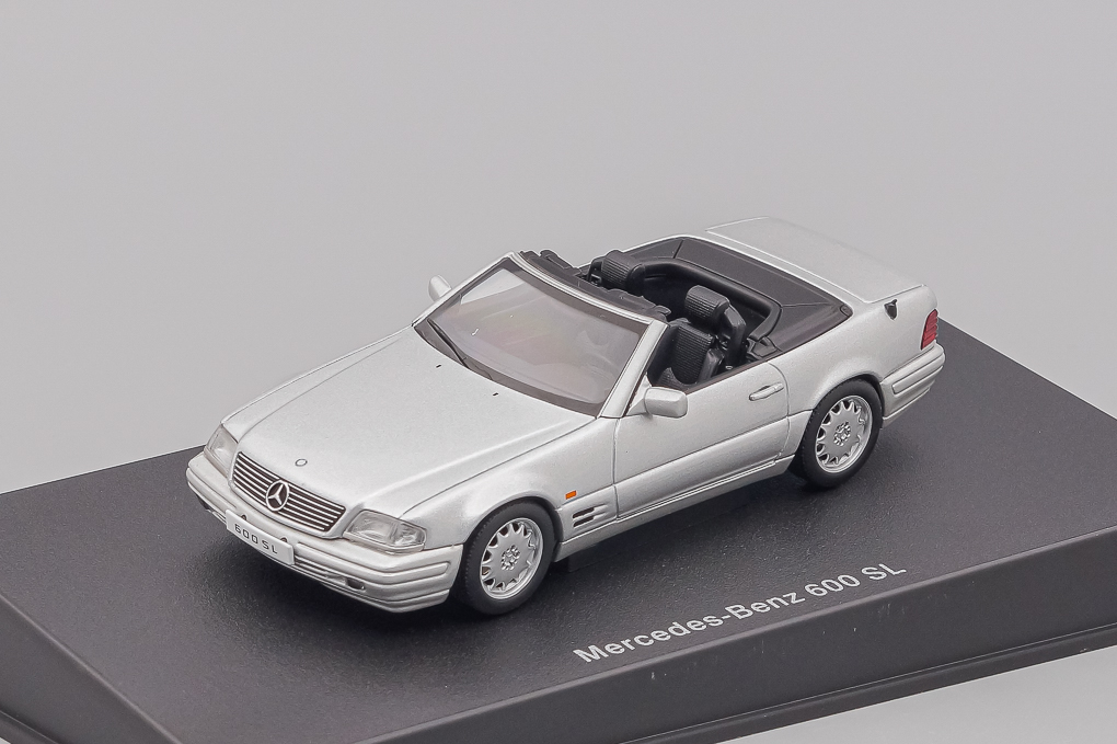 1:43 MERCEDES-BENZ 600 SL Cabriolet (R129) 2000, silver - 56231