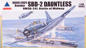1:48 (Уценка!) Сборная модель Marine Corps Bomber SBD-2 Dauntless - 4803010-Z1