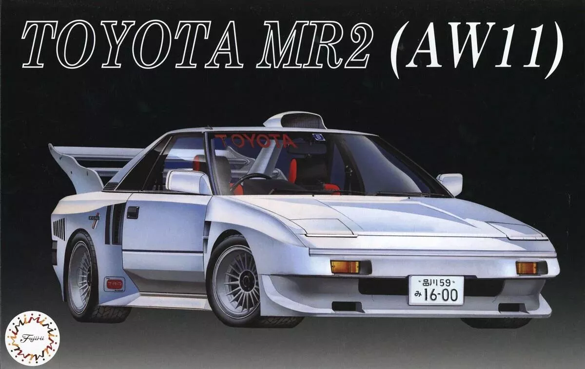 1:24 Сборная модель Toyota MR2 AW11 - 04777