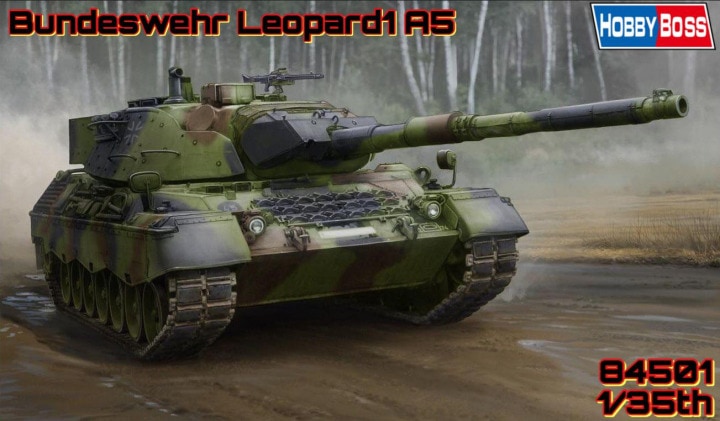 1:35 Сборная модель Bundeswehr Leopard 1 A5 - 84501