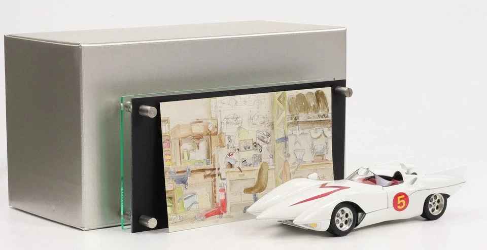 1:32 HAMILTON Speed racer mach 5, white/red - HAM-012