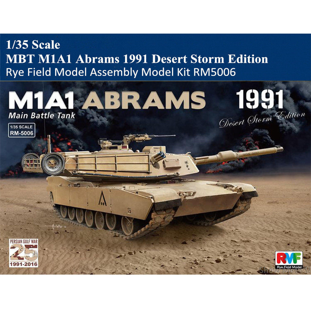 1:35 Сборная модель M1A1 Abrams 'Gulf War 1991' - RM-5006