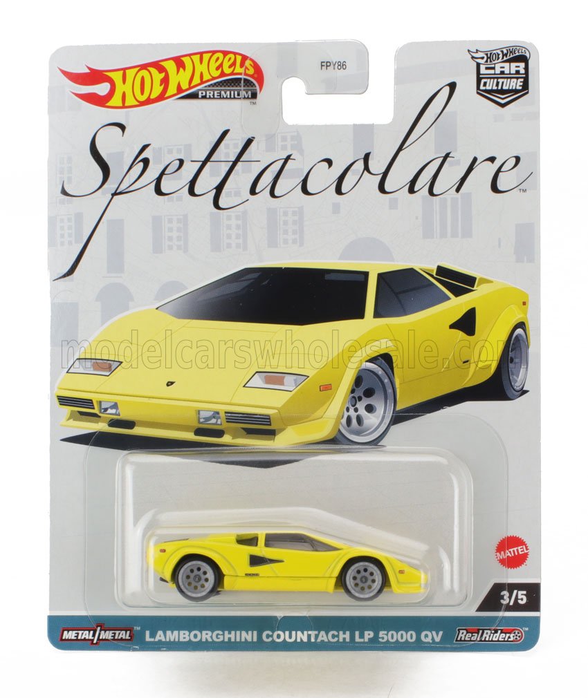 1:64 LAMBORGHINI Countach Lp5000 Qv (1982), Yellow - FPY86-959B-HKC47