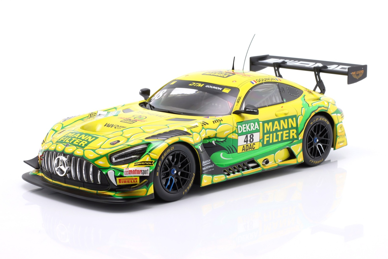 1:18 MERCEDES-BENZ AMG GT3 Evo  'Mamba' №48 DTM Jules Gounon (2025) - WWR-I-AMG-DTM-25-1848