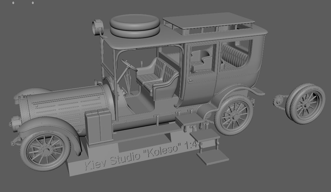 1:43 Делоне Бельвиль 70 SMT лимузин ( персональный авто Николая 2) - K036