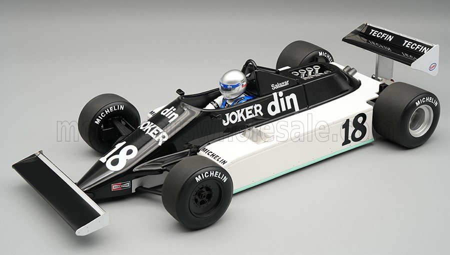 1:18 MARCH F1 811 №18 Long Beach USA GP (with pilot figure) Eliseo Salazar (1981) - TMD18-440C