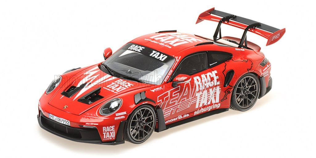 1:18 PORSCHE 911 992 Gt3 Rs Coupe Getspeed Race Taxi Nurburgring (2024), Red - 110062040