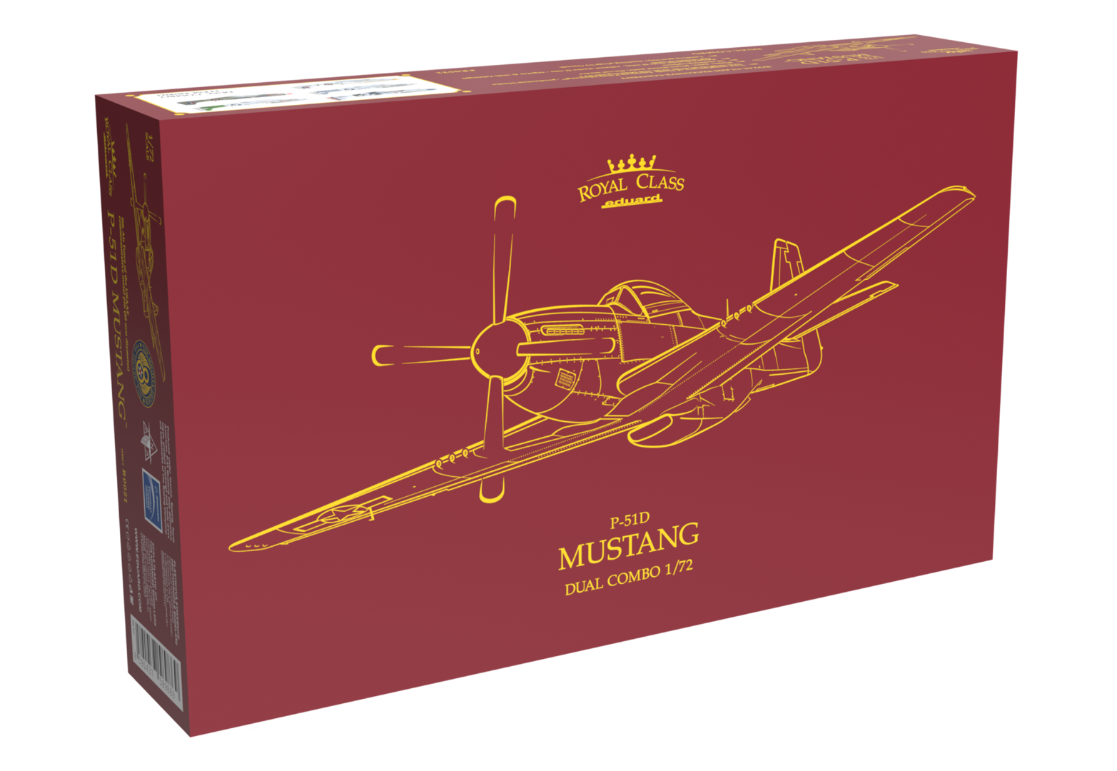 1:72 Сборная модель P-51D MUSTANG DUAL COMBO ROYAL CLASS - R0021
