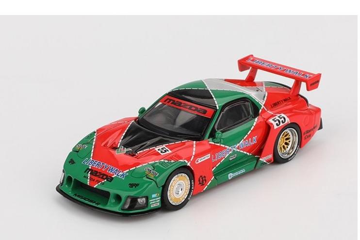 1:64 MAZDA RX-7 LB-Super Silhouette 787B №55, orange/green - MGT00990-R
