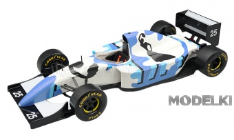 1:18 LIGIER F1 JS39 №25 Australian GP Martin Brundle (1993), blue / white - TM18-354A