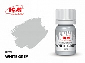 Краска для творчества, 12 мл, цвет Бело-серый(White Grey) - C1029
