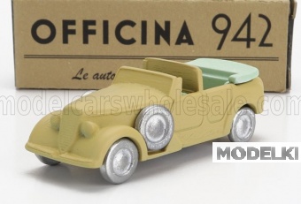 1:76 ALFA ROMEO 6c 2500 Cm Torpedo Cabriolet Open (1942), Military Sand - ART4003B