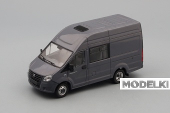 1:43 ГАЗель Next A32R22 грузопассажирская, темно-серый - H661