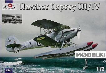 1:72 Сборная модель Британский гидросамолет Hawker Osprey III / IV - 72241