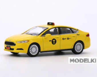1:64 FORD Fusion (2013) New York City Taxi, yellow - 596-55
