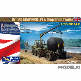 1:35 Сборная модель Британский вездеход ATMP c прицепом - 35GM0018