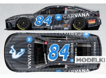 1:64 Toyota Camry XSE #84 Jimmie Johnson * Carvana Shaq*, black/blue/white 2025 - C842565CVSJJ