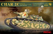 1:35 Сборная модель Французский тяжелый танк Char 2C - TS-009