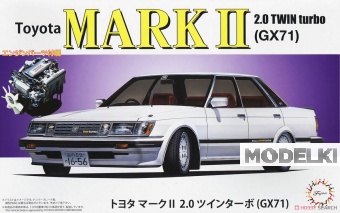 1:24 Сборная модель Toyota Mark II 2.0 Twin Turbo GX71 - 04726