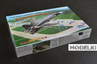 1:144 Сборная модель Российский экспериментальный истребитель Су-47 Беркут - 01324