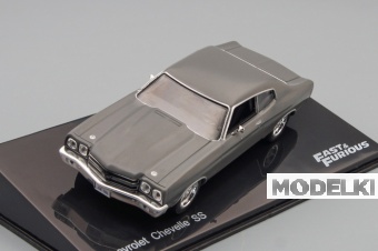 1:43 CHEVROLET Chevelle SS 1970 FAST & FURIOUS (Форсаж), grey metallic - M4069-15