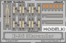 1:48 Фототравление для B-26 seatbelts - 49029