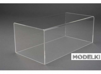 1:8 VETRINA DISPLAY BOX Bohemia Only Transparent Cover - Solo Copertura Trasparente - Lungh.lenght Cm 65.0 X Largh.width Cm 31.0 X Alt.height Cm 21.5 (altezza Interna  Cm 19.0), Plastic Display - ATL10007