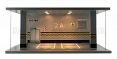 1:18 VETRINA DISPLAY BOX Diorama Parcheggio - Parking - Cars Not Included - Lungh.lenght Cm 68.5 X Largh.width Cm 43.0 X Alt.height Cm 30.0, Various - ATL30107