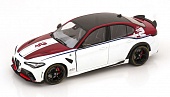 1:18 ALFA ROMEO Giulia GTA (2023), white metallic/ dark red - S1806907