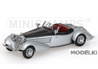1:43 HORCH 855 Special Roadster, серебристый с черным - 436014204