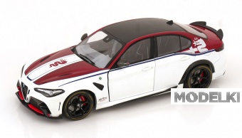 1:18 ALFA ROMEO Giulia GTA (2023), white metallic/ dark red - S1806907