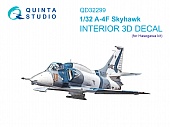 1:32 3D Декаль интерьера кабины A-4F Skyhawk (Hasegawa) - QD32299