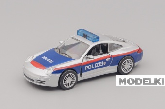 1:43 PORSCHE Polizei, silver / blue - PM017