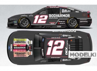 1:64 Ford Mustang #12 Ryan Blaney *Bodyarmor*, black 2025 - C122561BABRB