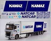 1:43 Декаль НЕФАЗ-93341 NATCAR вариант 4 - DKP0305