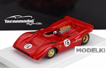 1:43 FERRARI 612 CAN-AM №16 3rd WATKINS GLEN Chris Amon (1969), red - TM43-66B