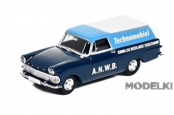 1:87 OPEL P2 Box Wagon ANWB NL (1960), blue - 20073