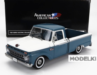 1:18 FORD F-100 Custom Cab Pick-up (1965), Blue White - 1303