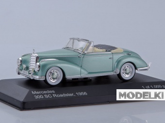 1:43 MERCEDES-BENZ 300 SC Roadster (W188) (1956), metallic light green - WB115