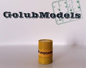 1:43 Бочка 200л. с логотипом роснефть (1 шт) - 30322