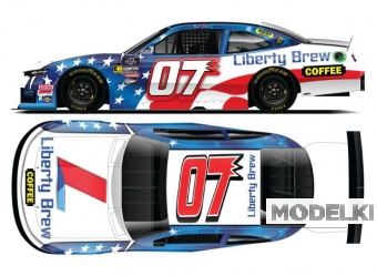 1:64 Chevrolet #7 Nick Leitz *Liberty Brew Coffee*, blue/red/white 2025 - N072565LITNL