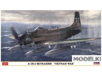1:72 Сборная модель Самолет Douglas A-1H/J Skyraider Vietnam War - 02199