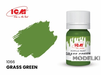 Краска для творчества, 12 мл, цвет Зеленая трава(Grass Green) - C1066