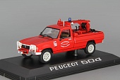 1:43 PEUGEOT 504 Pick Up 4х4 Pompiers (1979), red - 475450