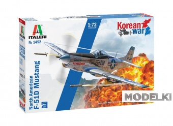 1:72 Сборная модель Самолет North American F-51 D KOREAN WAR - 1452