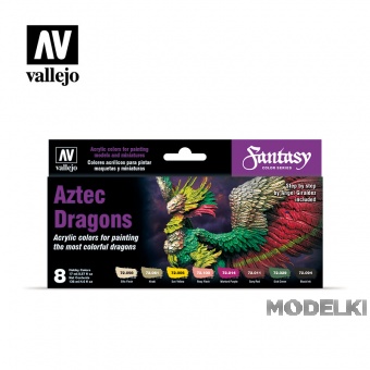 Набор акриловых красок 'Ацтекские драконы' / 'Aztec Dragons' - 72306