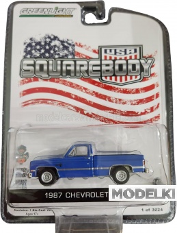 1:64 CHEVROLET C-10 Pick-up (1987), Blue - 51489