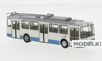 1:87 SKODA 14 Троллейбус Tallinn (1982), бело-голубой - 61378